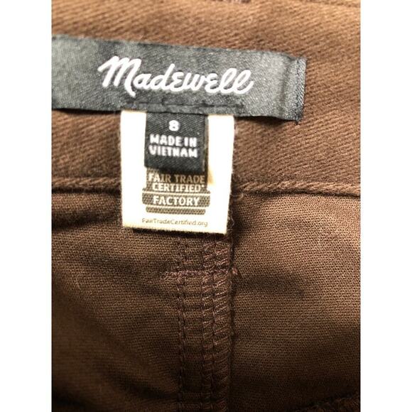 Madewell Utility Mini Skirt in Moleskin Dark Chicory 8 - Picture 6 of 10